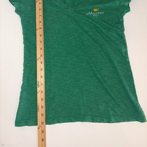 Masters Authentic 47 Green V-Neck 2015 Augusta National Tee-Shirt size Small - Picture 2 of 9